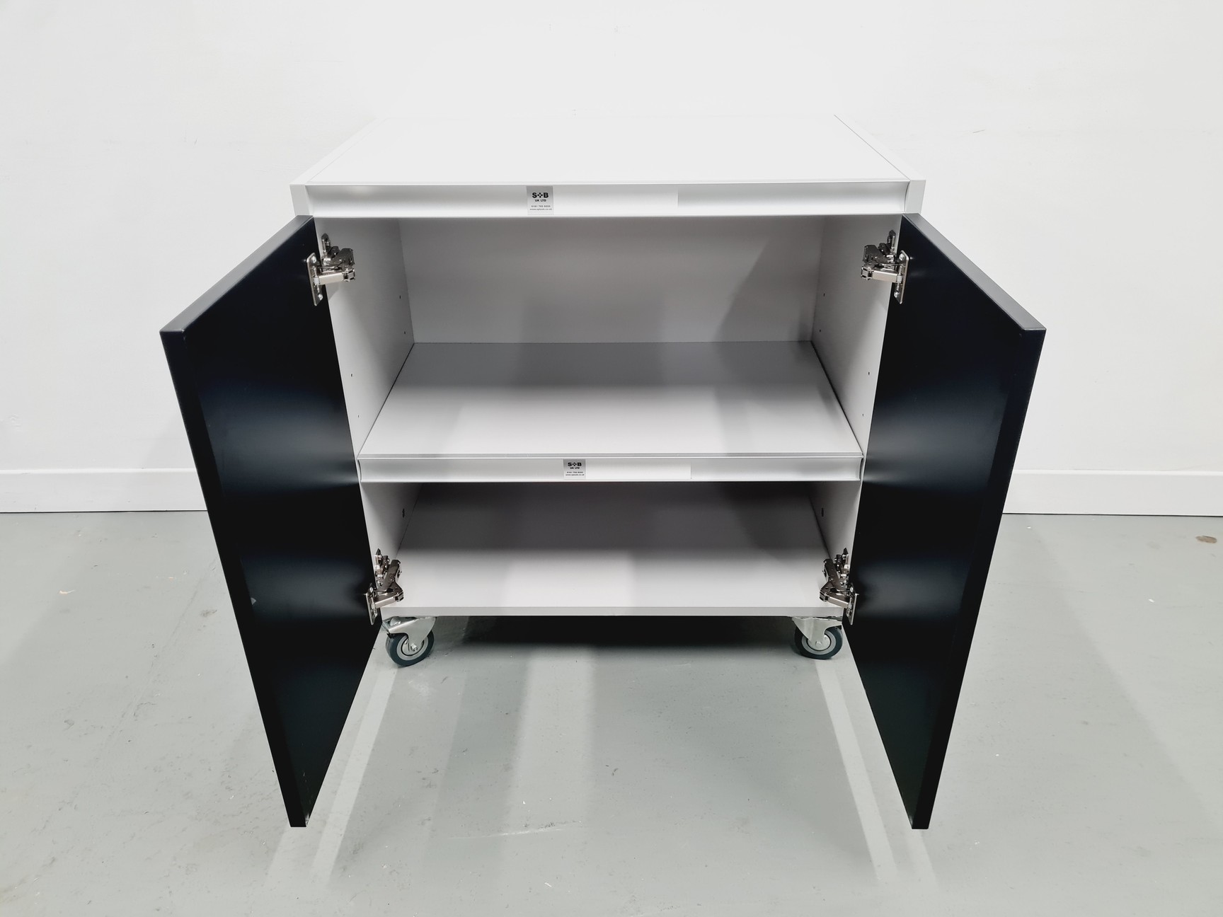 Image of Set of 7 S+B Wheeled Laboratory Cupboards