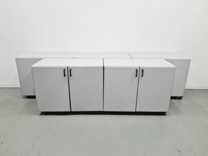 Thumbnail image of Set of 5 S+B Under Bench Lab Storage 2 Doored Cupboards 