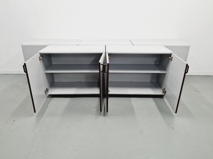 Thumbnail image of Set of 5 S+B Under Bench Lab Storage 2 Doored Cupboards 