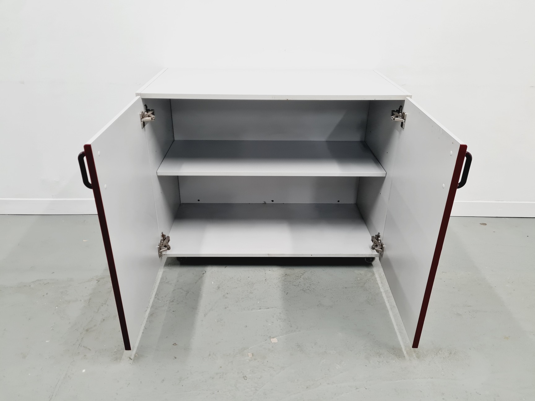 Image of Set of 5 S+B Under Bench Lab Storage 2 Doored Cupboards 