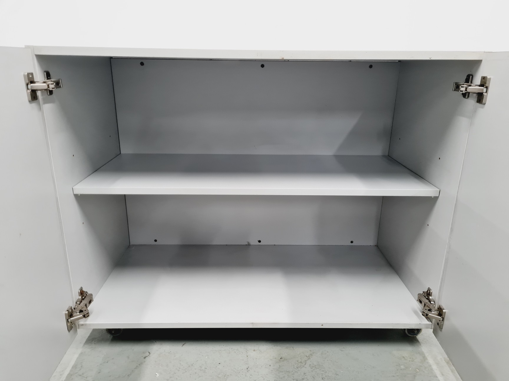 Image of Set of 5 S+B Under Bench Lab Storage 2 Doored Cupboards 