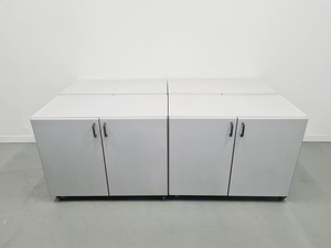 Thumbnail image of Set of 4 S+B Under Bench Lab Storage 2 Doored Cupboards