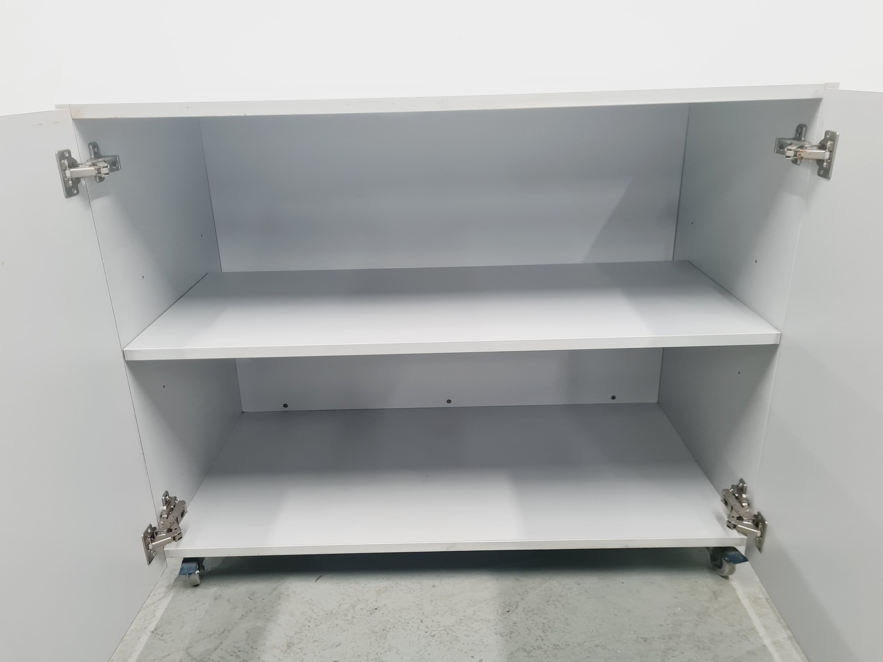 Image of Set of 4 S+B Under Bench Lab Storage 2 Doored Cupboards