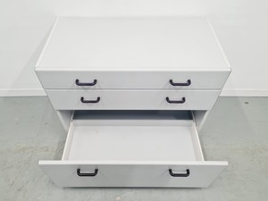 Thumbnail image of Set of 5 S+B Under Bench Storage 3 Drawer Chests Lab