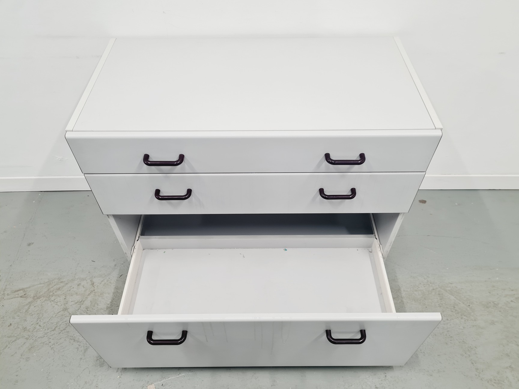 Image of Set of 5 S+B Under Bench Lab Storage 3 Drawer Chests