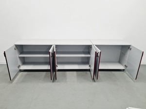 Thumbnail image of Set of 6 S+B Under Bench Lab Storage, 3 x 2 Door Cupboards 3 x 3 Drawer Chests