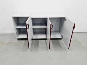 Thumbnail image of Set of 5 Under Bench Laboratory Storage Mixed Sizes Cupboards