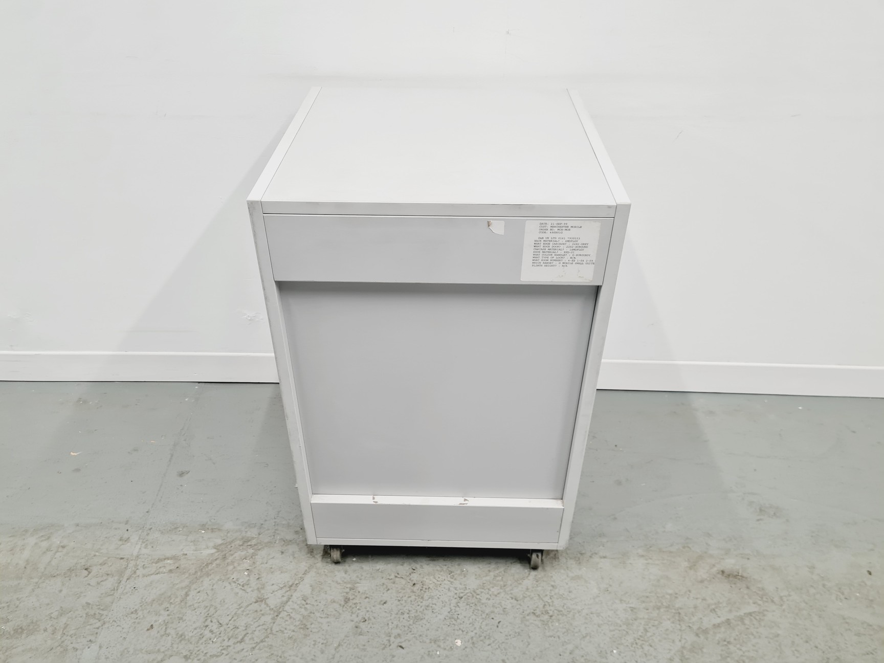 Image of Set of 5 Under Bench Laboratory Storage Mixed Sizes Cupboards