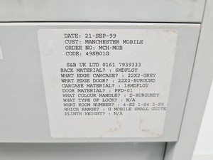 Thumbnail image of Set of 5 Under Bench Laboratory Storage Mixed Sizes Cupboards