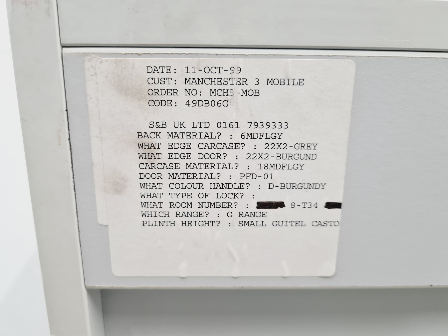 Image of Set of 5 Under Bench Laboratory Storage Mixed Sizes Cupboards