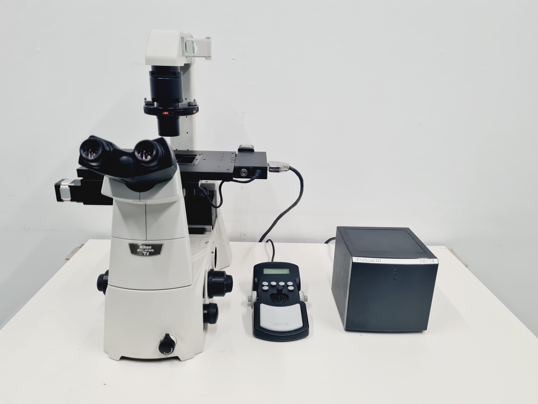 Image of Nikon Eclipse Ti - U Inverted Microscope With Prior Stage Controller