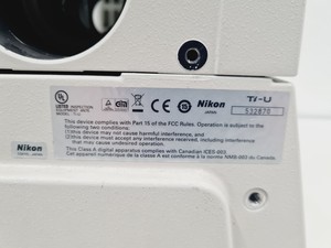 Thumbnail image of Nikon Eclipse Ti - U Inverted Microscope With Prior Stage Controller