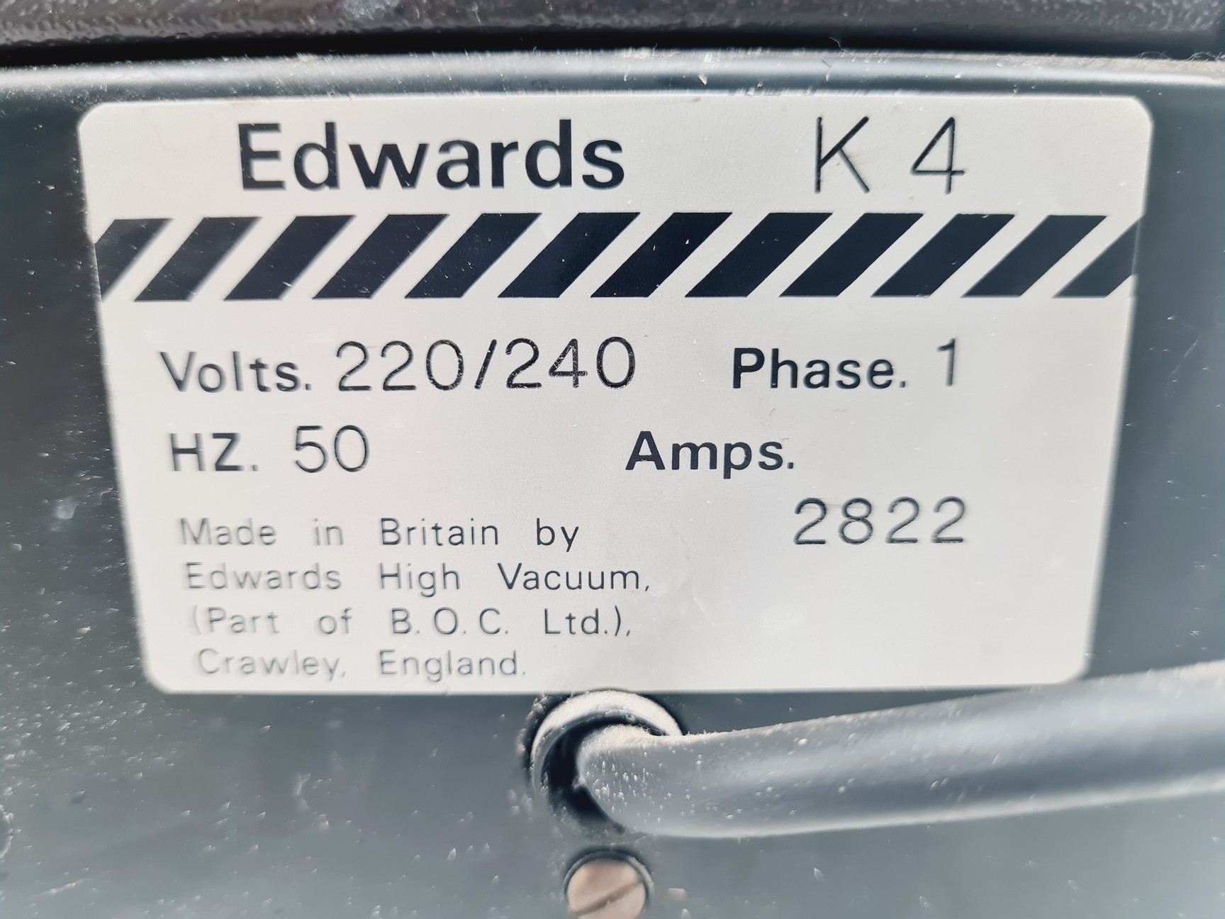Image of Edwards Freeze Dryer Modulyo K4 with Edwards 12 Vacuum Pump