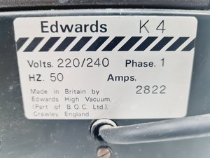 Thumbnail image of Edwards Freeze Dryer Modulyo K4 with Edwards 12 Vacuum Pump