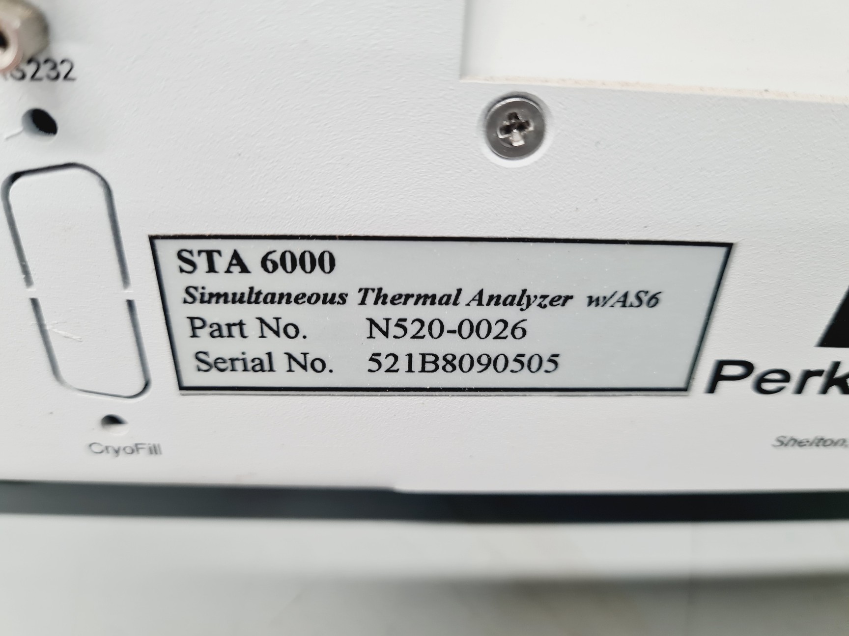Image of Perkin Elmer STA 6000 Simultaneous Thermal Analyzer