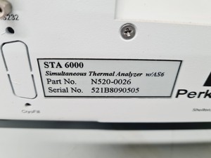 Thumbnail image of Perkin Elmer STA 6000 Simultaneous Thermal Analyzer