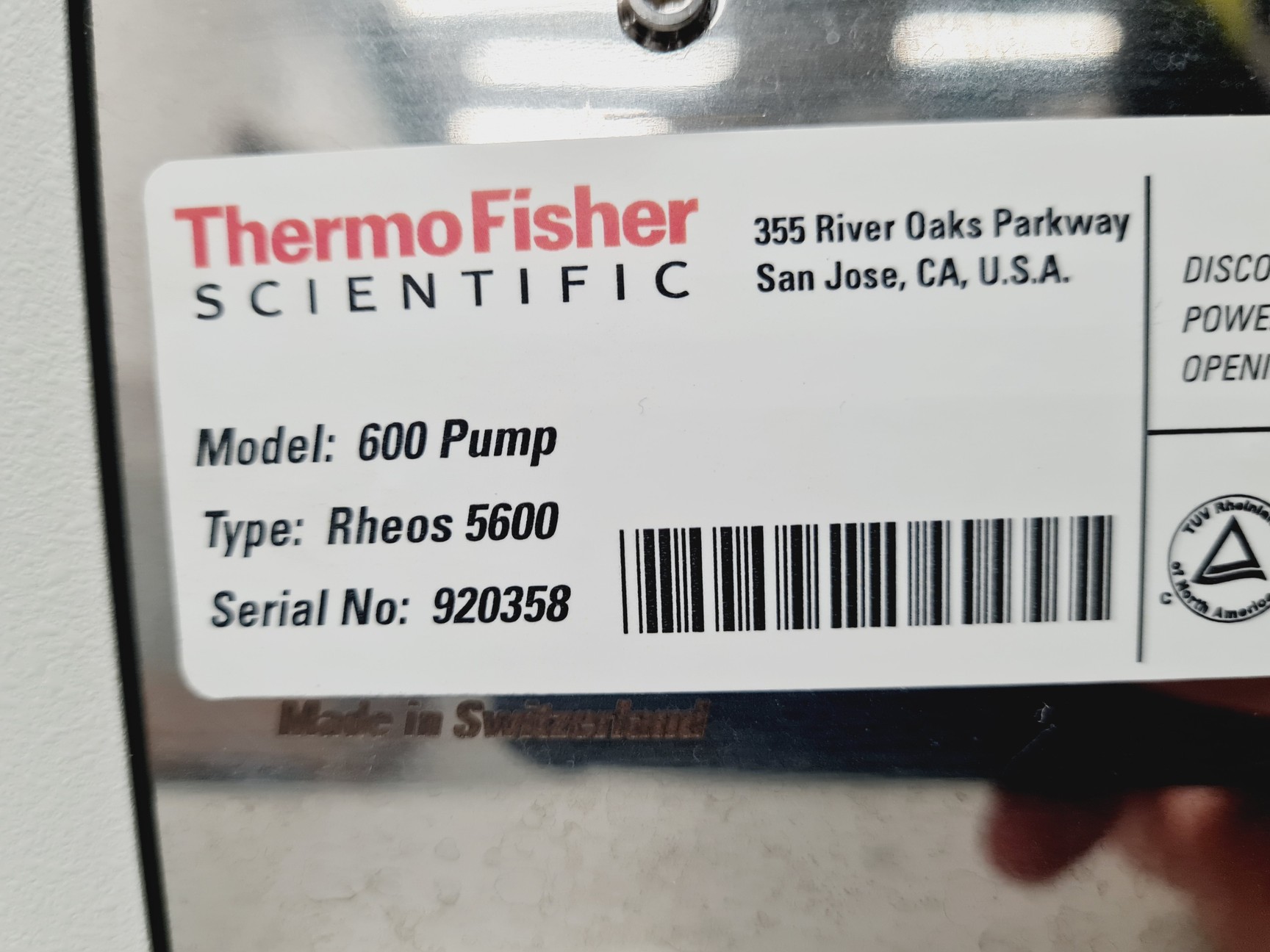 Image of Thermo Scientific Accela 600 Pump