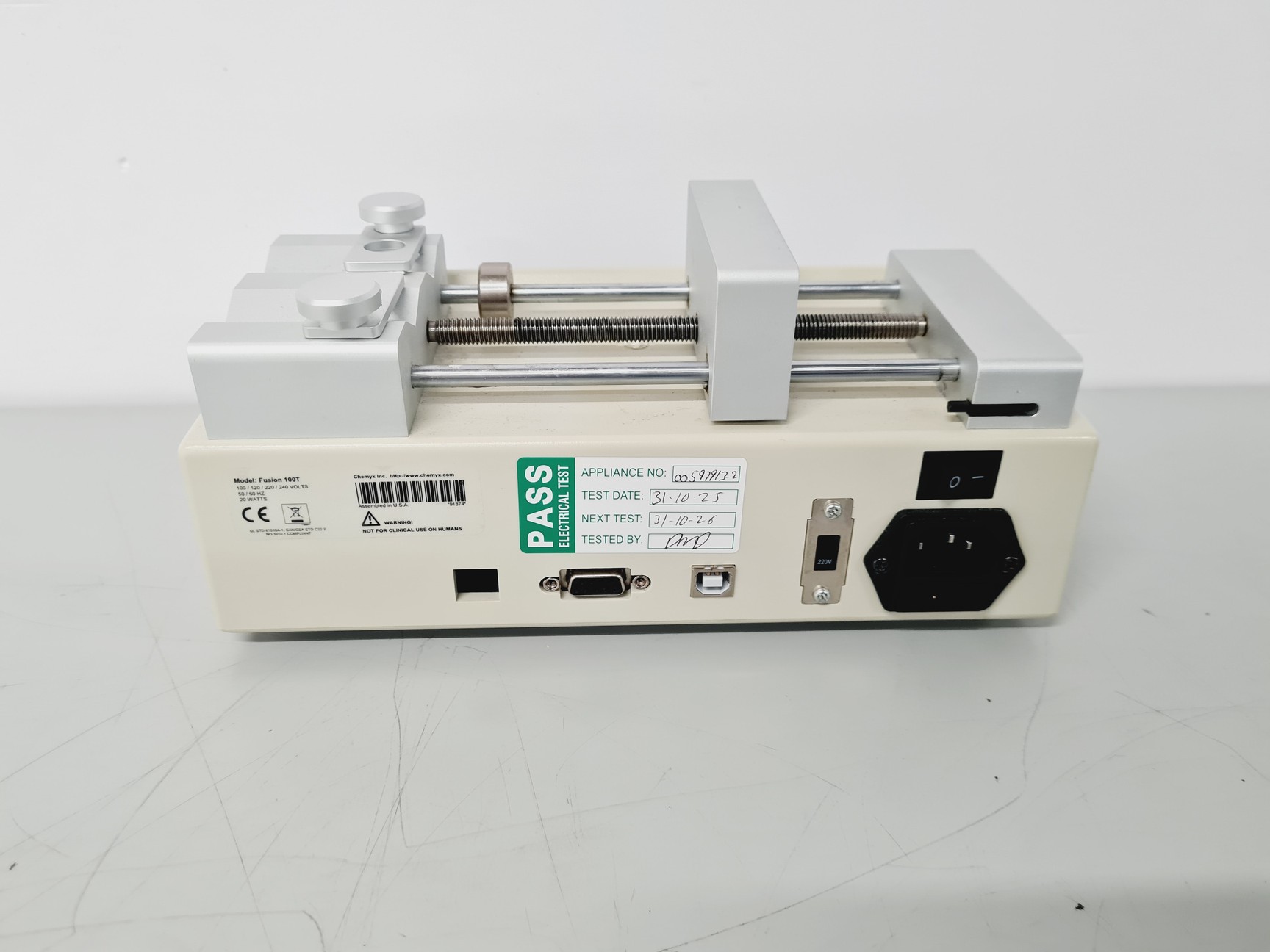 Image of Chemyx Fusion 100T Syringe Pump