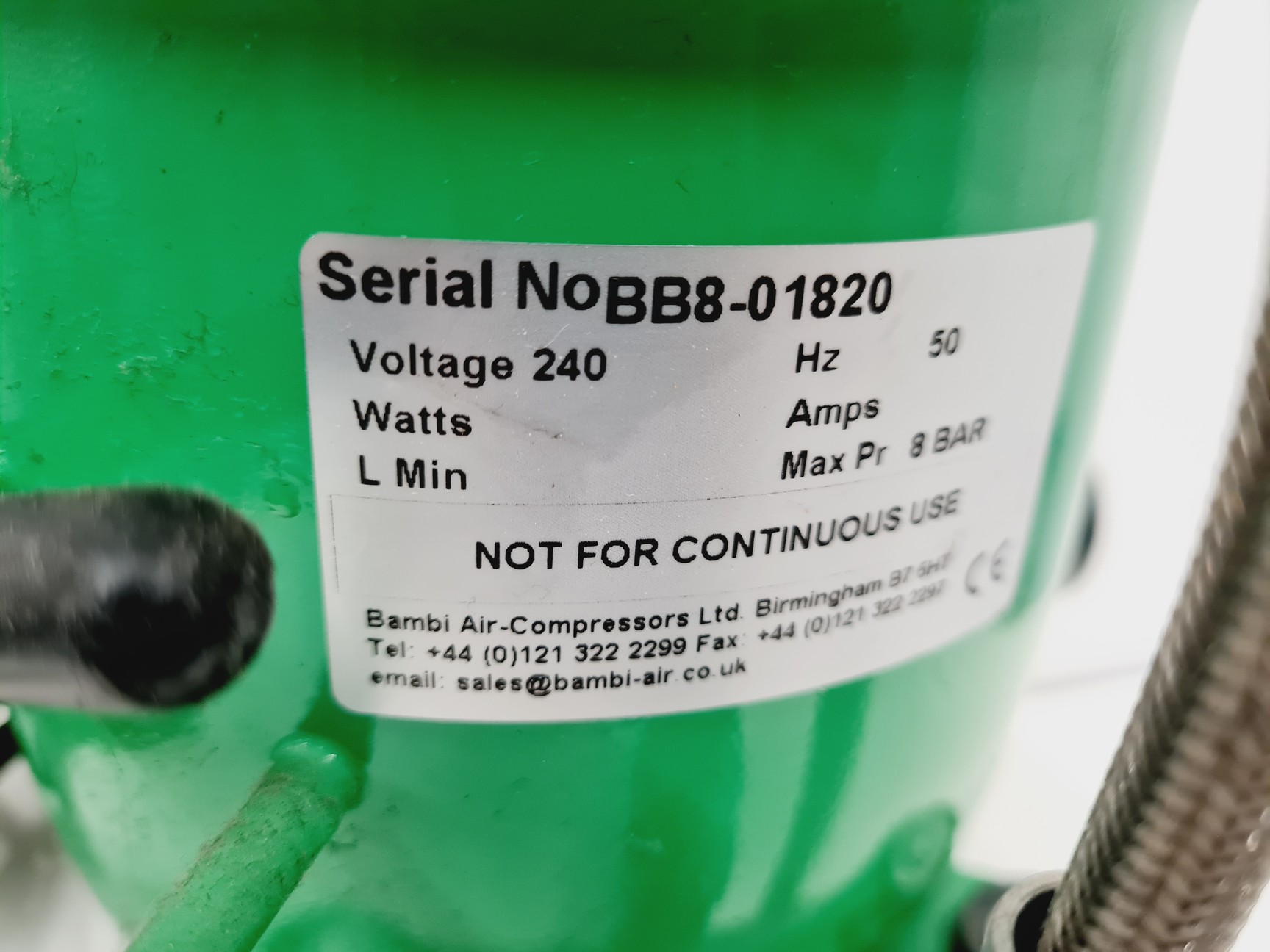 Image of Bambi BB8 Silent Compressor