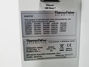 Thumbnail image of Thermo Exactive Mass Spectrometer System w/ Accela Autosampler & Accela 600 Pump