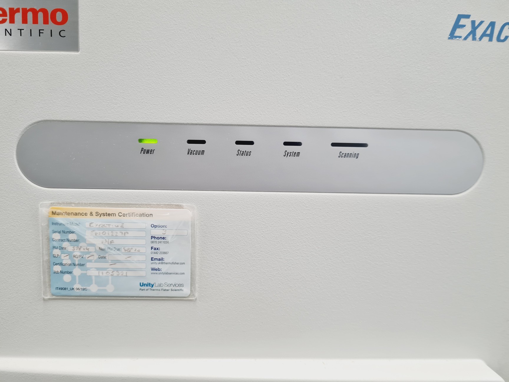 Image of Thermo Exactive Mass Spectrometer System w/ Accela Autosampler & Accela 600 Pump