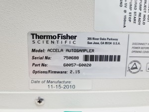 Thumbnail image of Thermo Exactive Mass Spectrometer System w/ Accela Autosampler & Accela 600 Pump