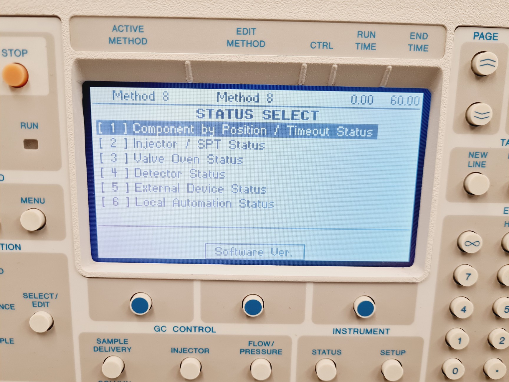 Image of Varian CP-3800 Gas Chromatograph