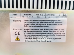 Thumbnail image of Emitech K575X Magnetron Sputter Coater