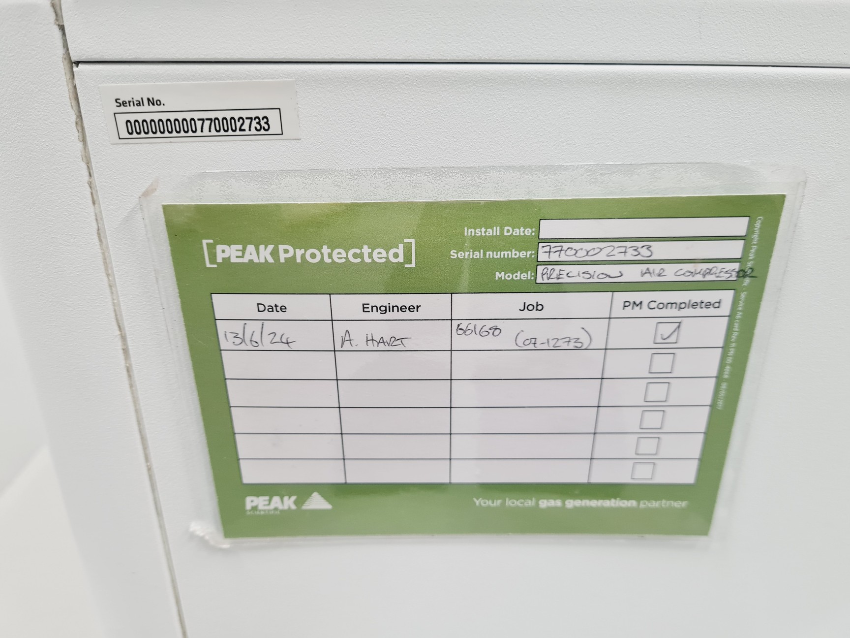 Image of Peak Precision Nitrogen 600cc & Precision Compressed Air