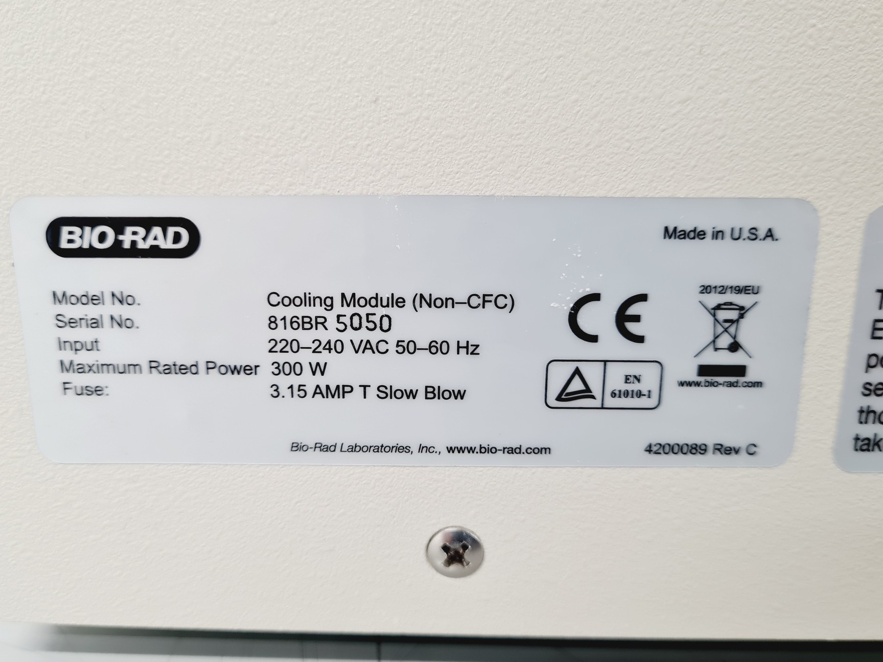 Image of Bio-Rad CHEF-DR III Pulsed Field Electrophoresis System