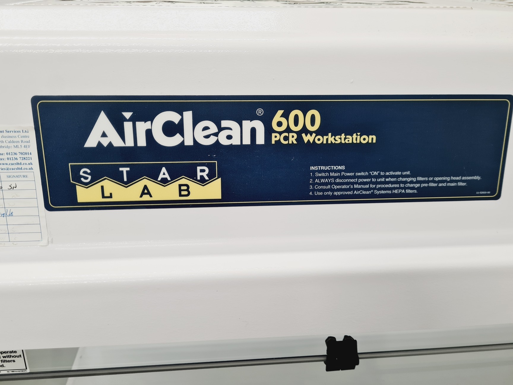 Image of AirClean 600 PCR Workstation