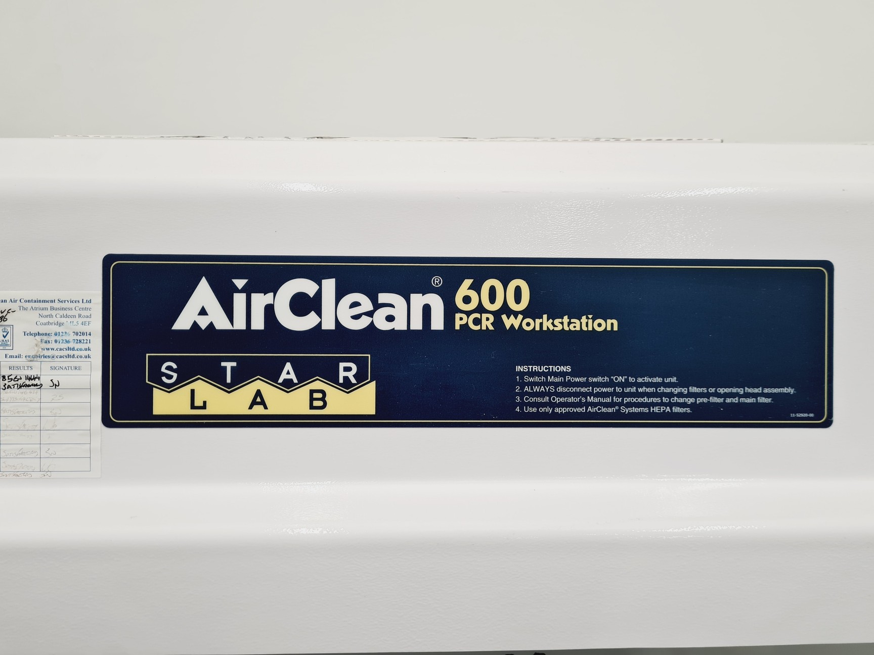 Image of AirClean 600 PCR Workstation