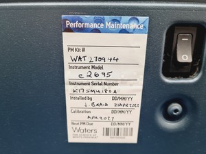 Thumbnail image of Waters Alliance System w/ e2695 Separations Module, 2998 PDA , 2475 FLR