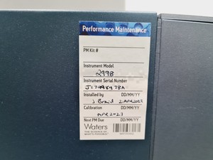 Thumbnail image of Waters Alliance System w/ e2695 Separations Module, 2998 PDA , 2475 FLR 