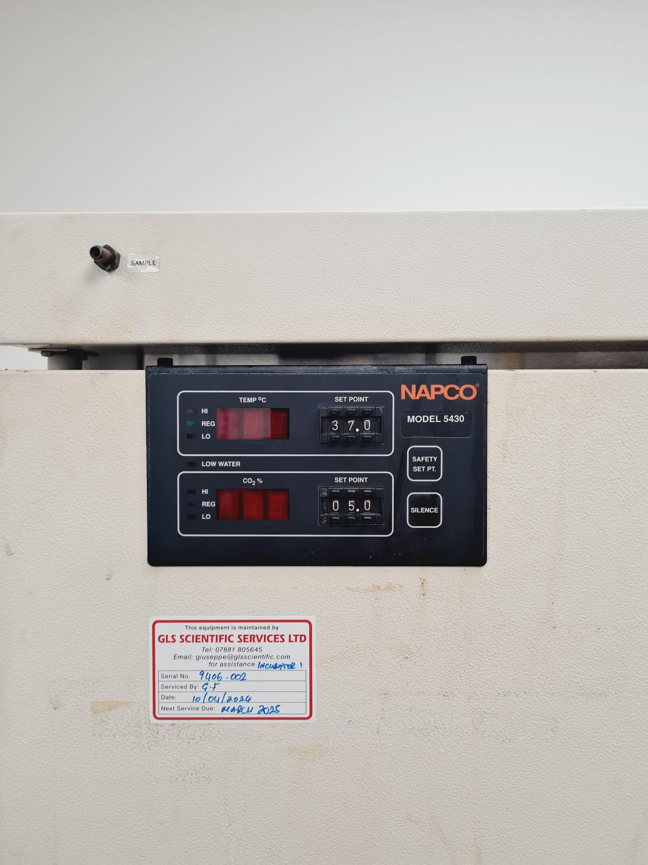 Image of Precision Scientific NAPCO 5430 Dual Chamber Co2 Incubator Lab Spares/Repairs