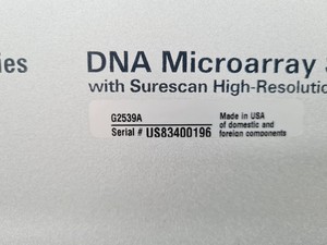 Thumbnail image of Agilent Technologies DNA MicroArray Scanner G2539A Lab