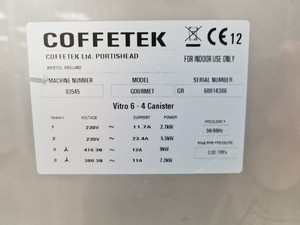 Thumbnail image of Coffetek Gourmet Vitro 6 4 Cannister Touch Display Coffee Machine