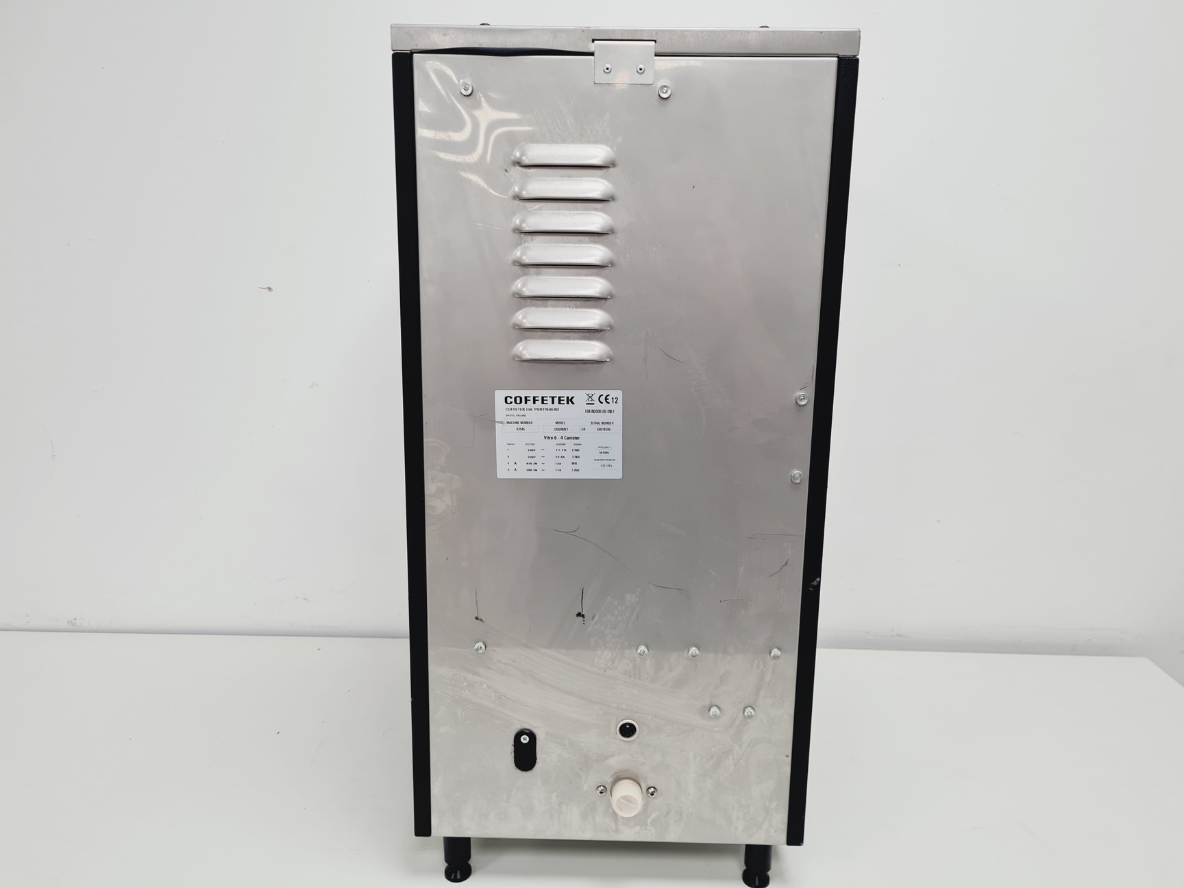 Image of Coffetek Gourmet Vitro 6 4 Cannister Touch Display Coffee Machine