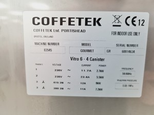 Thumbnail image of Coffetek Gourmet Vitro 6 4 Cannister Touch Display Coffee Machine 