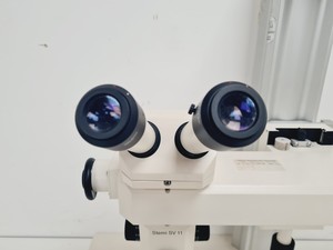 Thumbnail image of Zeiss Stemi SV 11 Dual Viewing Discussion Teaching Stereo Microscope Lab