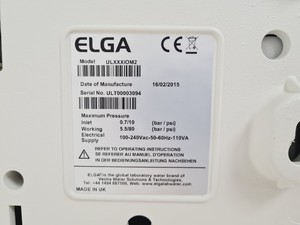 Thumbnail image of ELGA PURELAB Ultra ULXXXIOM2 MK2 Water Purifier Purification System