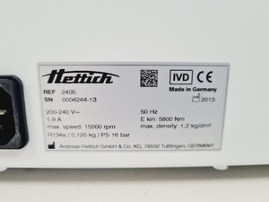 Thumbnail image of Hettich Mikro 200R Centrifuge Lab