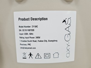 Thumbnail image of Kaiya Medical O2XY-G.A.S Oxygen Concentrator Lab
