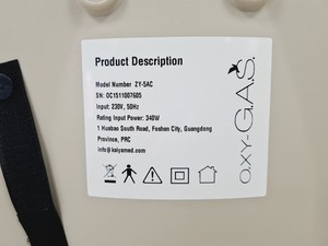 Thumbnail image of Kaiya Medical O2XY-G.A.S Oxygen Concentrator Lab