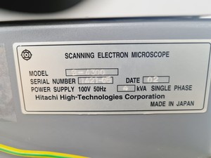 Thumbnail image of Hitachi S-4300 Scanning Electron Microscope (SEM) System - Spares/Repair Lab