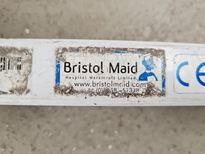 Thumbnail image of 4 x Bristol Maid Adjustable Gynaecological Stirrups Lab