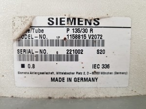 Thumbnail image of Siemens  Mobilett Plus HP Portable X-ray Machine Labs