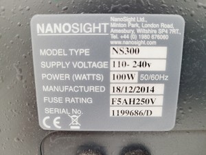 Thumbnail image of NanoSight NS300 Nanoparticle Tracking Analyser Lab