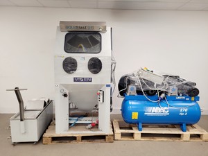 Thumbnail image of Vixen Aqua Blast 915 Wet Blasting Cabinet with Air Compressor and Salt Trolley