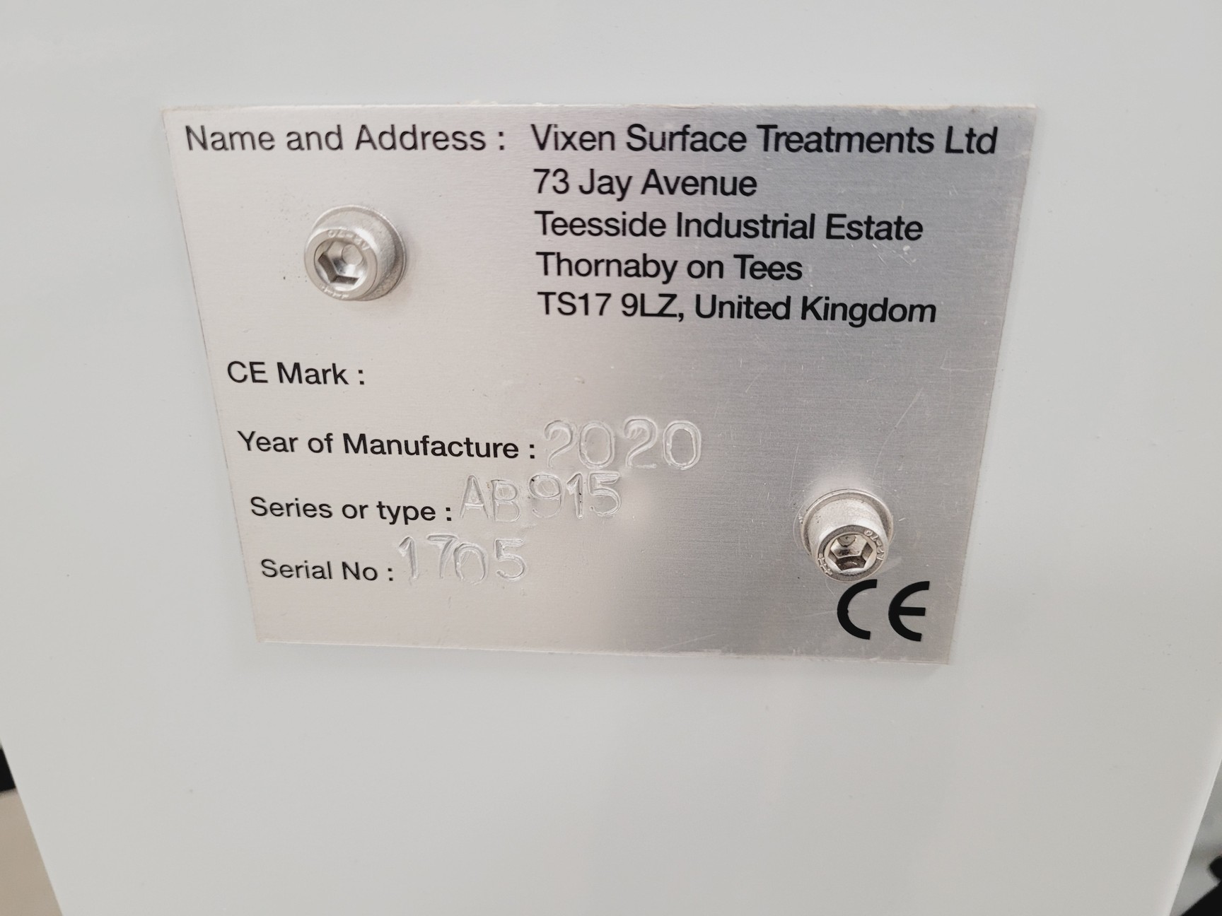 Image of Vixen Aqua Blast 915 Wet Blasting Cabinet with Air Compressor and Salt Trolley